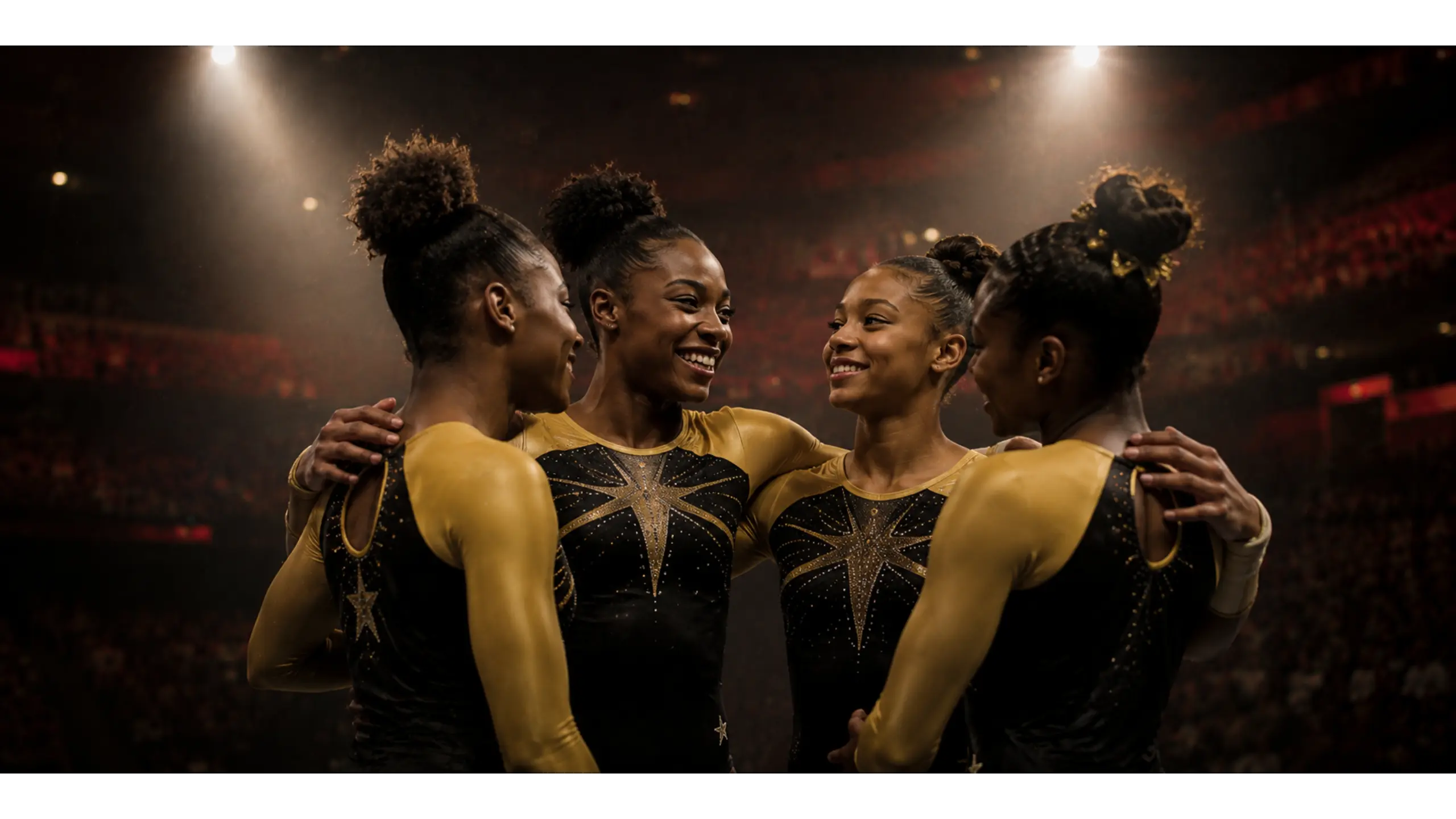 BSG gymnastics community team celebration
