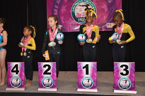 Star Gymnasts Set Number of New National Records