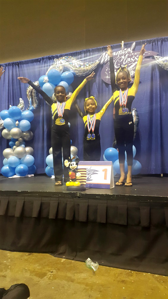 Level 2 Gymnasts Win First Place Team Award at 2016 Magical Classic